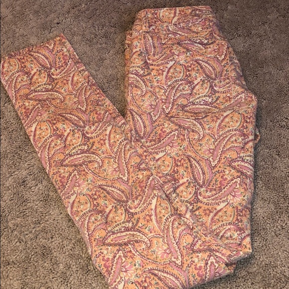 forever 21 patterned denim jeans - Picture 2 of 4